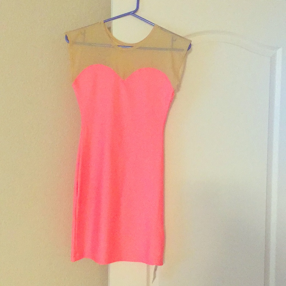 American Apparel sweetheart 2 toned mini dress